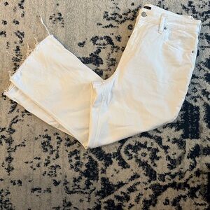 J. Crew Cream Ankle Jeans